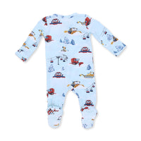 Snow Cats - 2 Way Zipper Footie