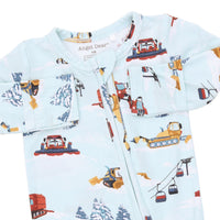 Snow Cats - 2 Way Zipper Footie