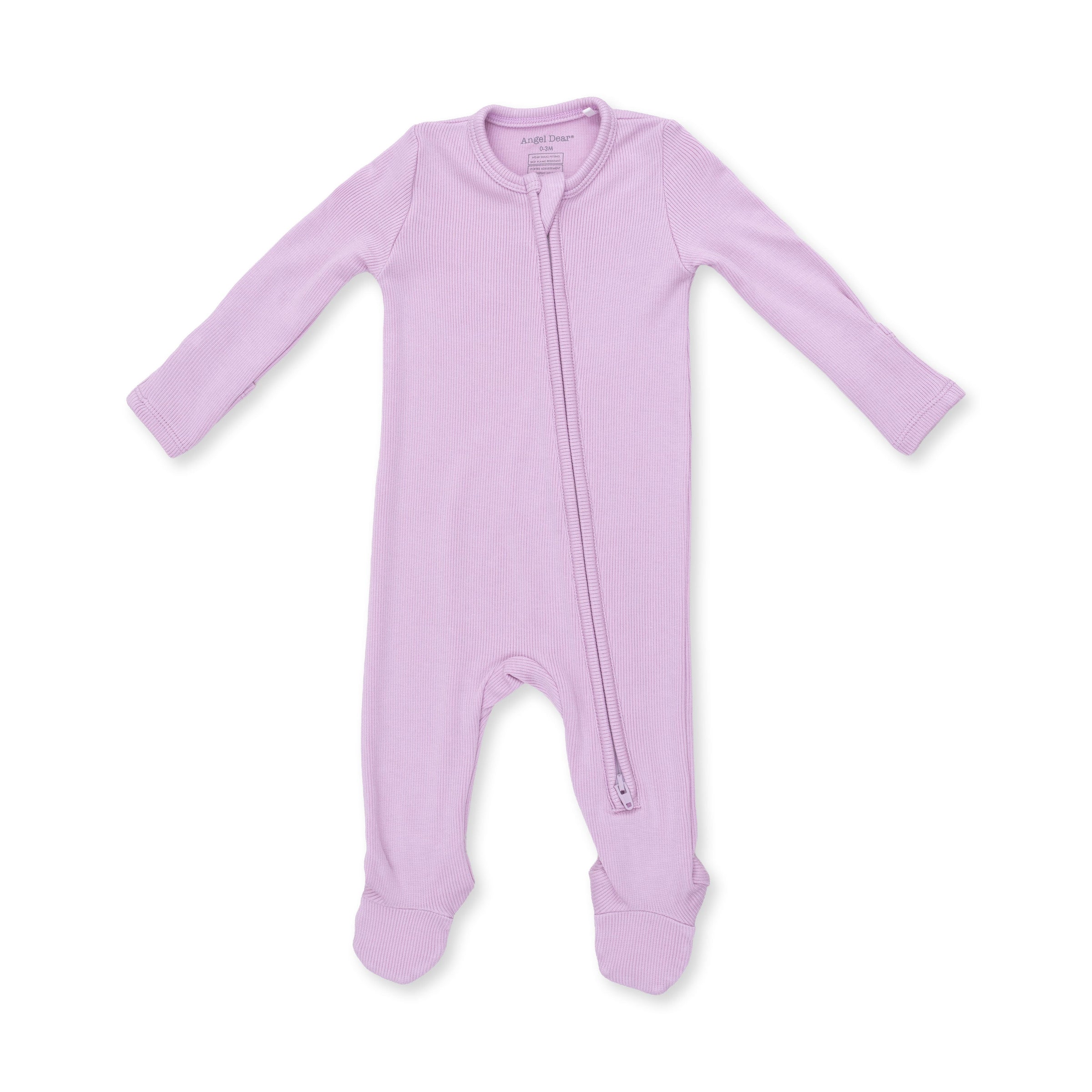 Solid Winsome Orchid - 2 Way Zipper Footie