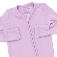 Solid Winsome Orchid - 2 Way Zipper Footie
