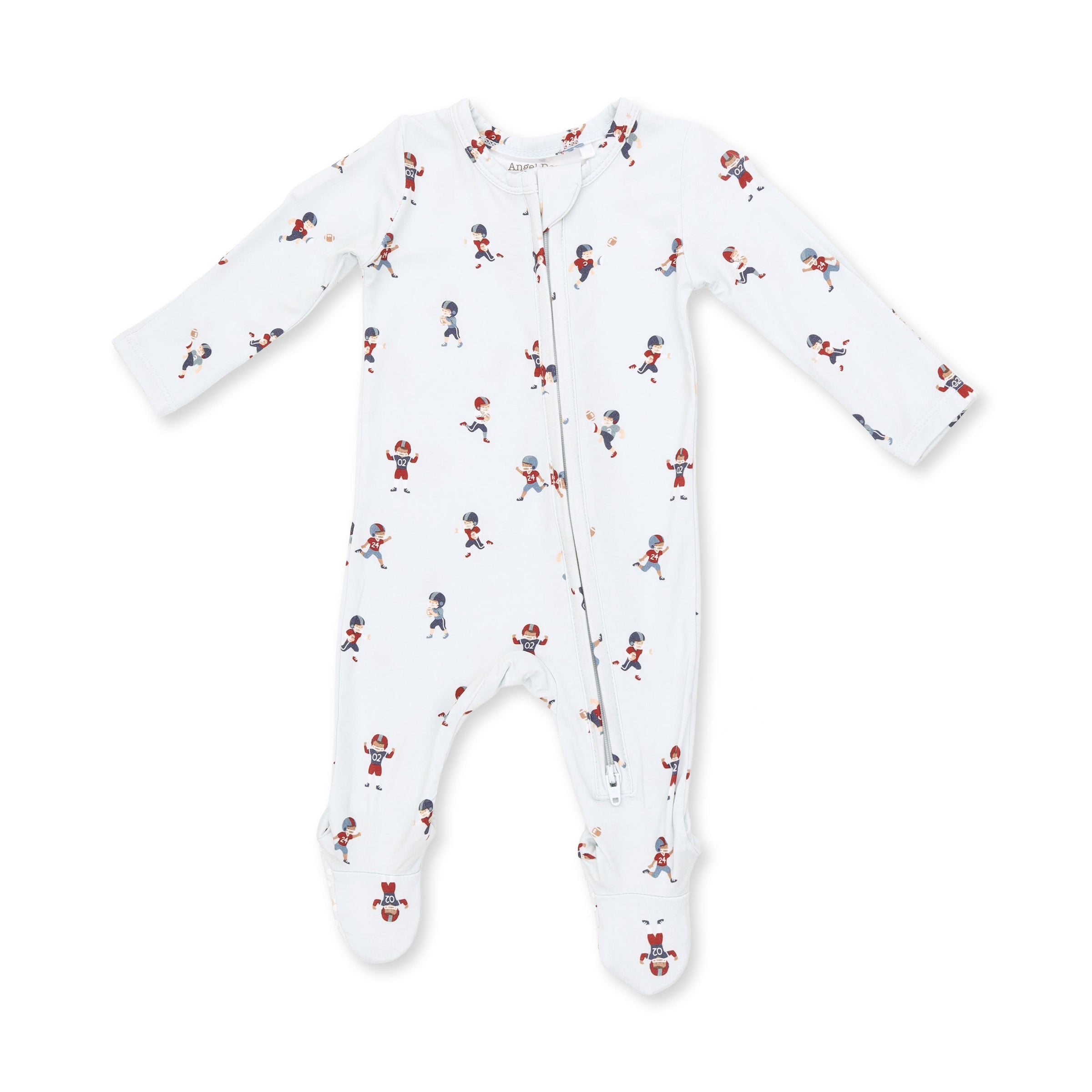 Tiny Footballers - 2 Way Zipper Footie
