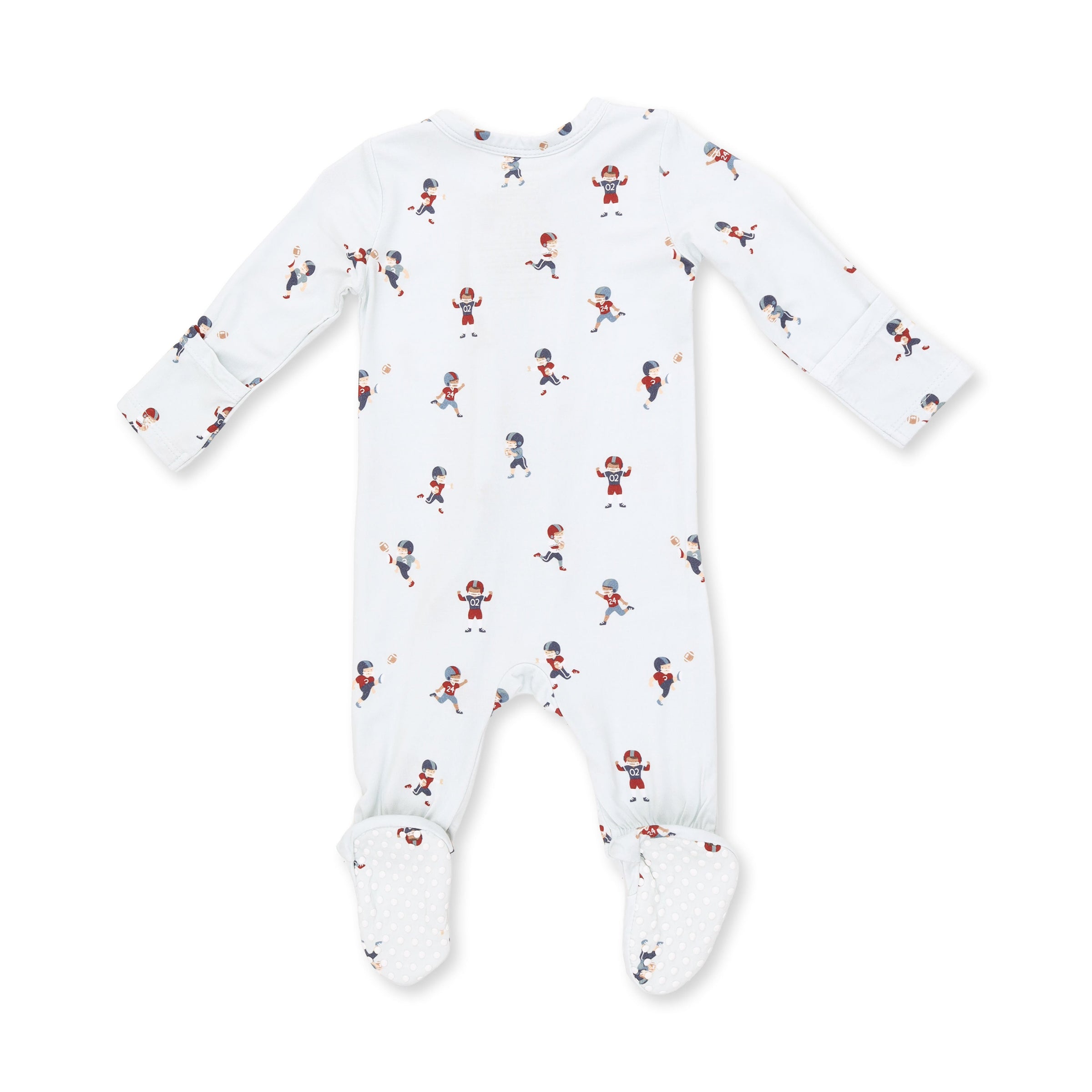 Tiny Footballers - 2 Way Zipper Footie