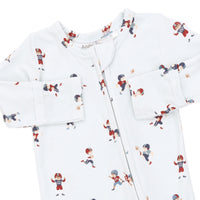 Tiny Footballers - 2 Way Zipper Footie