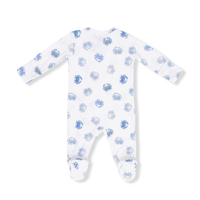 Blue Crabs - 2 Way Zipper Footie