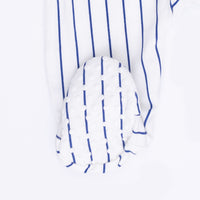 Baseball Stripe - 2 Way Zipper Footie