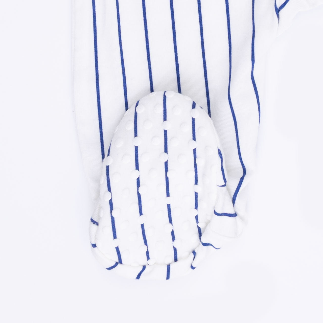 Baseball Stripe - 2 Way Zipper Footie