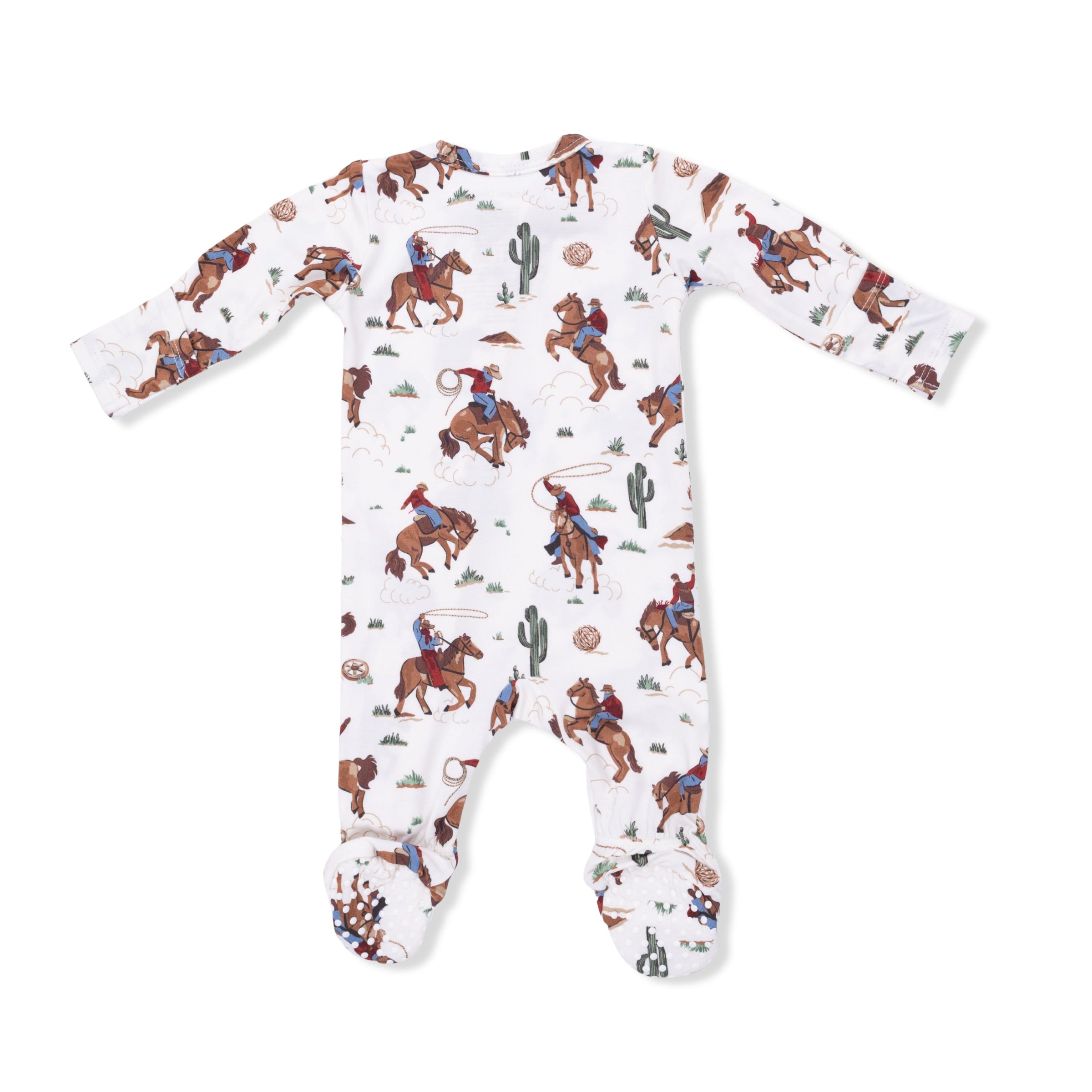 Buckaroo Western - 2 Way Zipper Footie