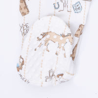Cowboy Nursery - 2 Way Zipper Footie