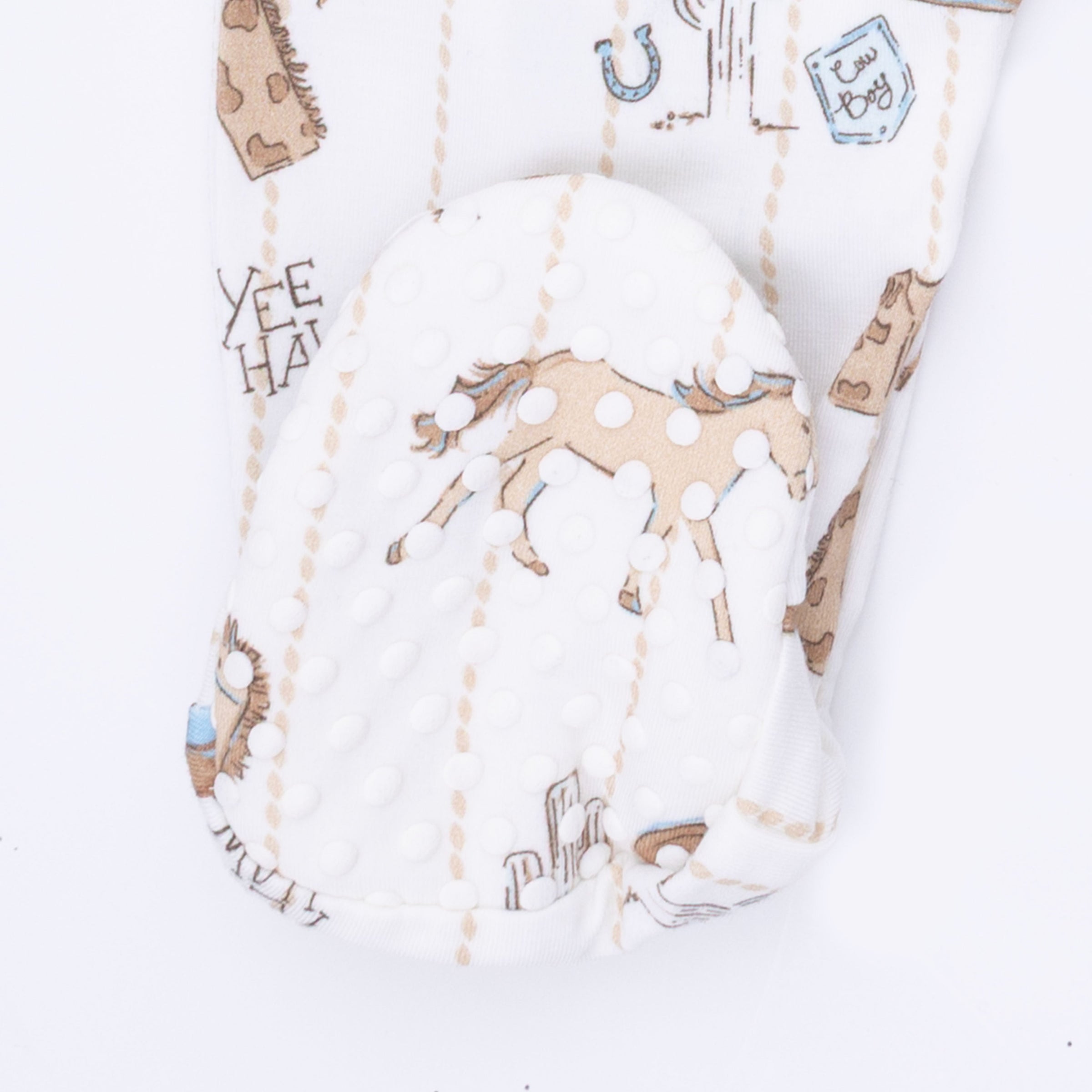 Cowboy Nursery - 2 Way Zipper Footie