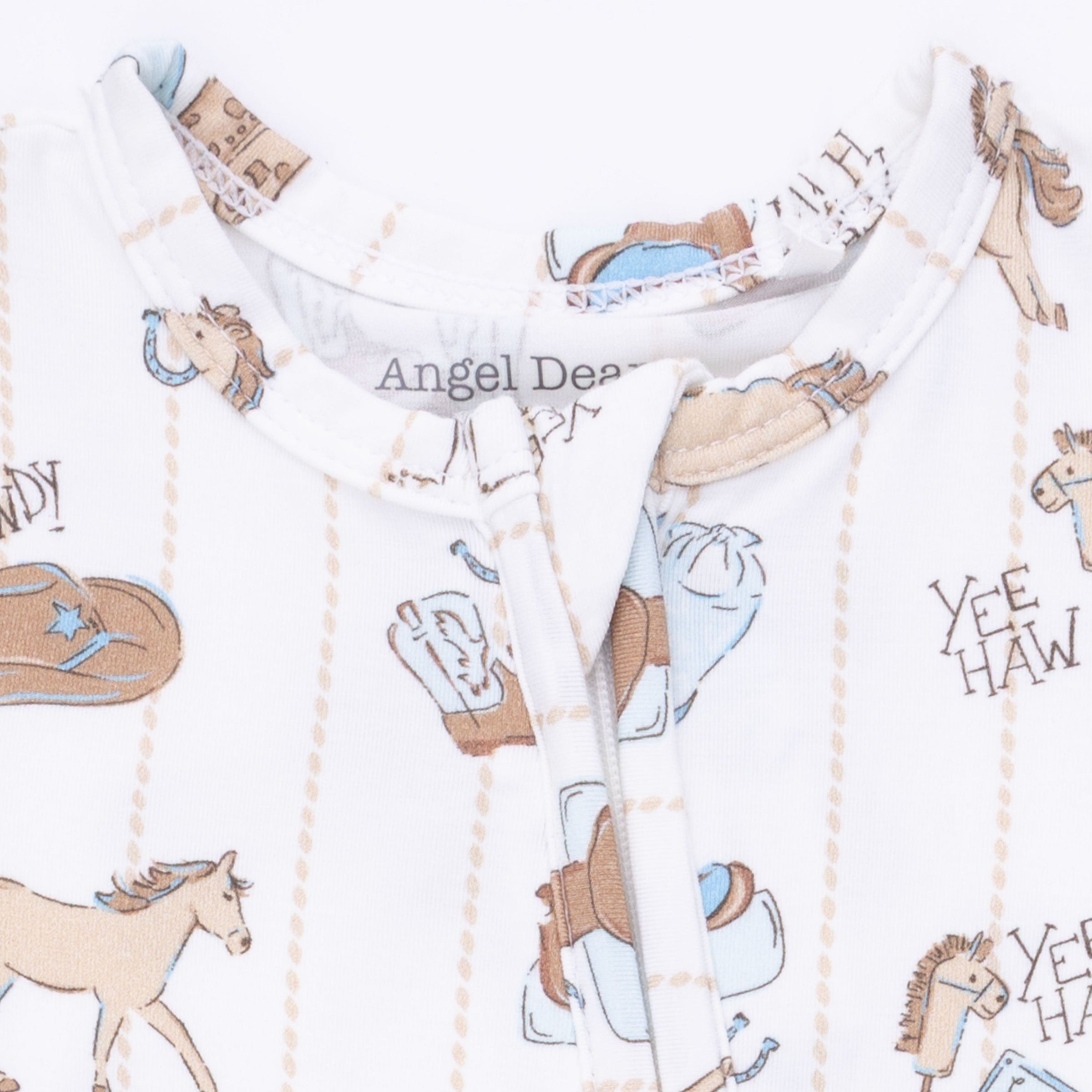 Cowboy Nursery - 2 Way Zipper Footie