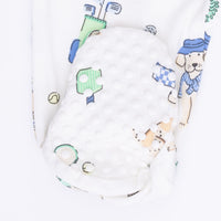Country Club Dogs Neutral - 2 Way Zipper Footie