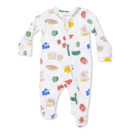 Charcuterie Cuties - 2 Way Zipper Footie