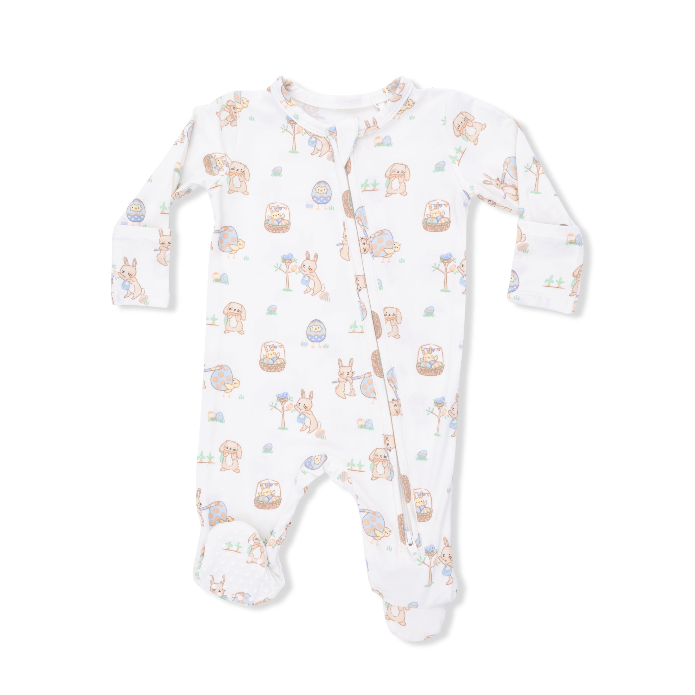 Easter Egg Hunt Uni - 2 Way Zipper Footie