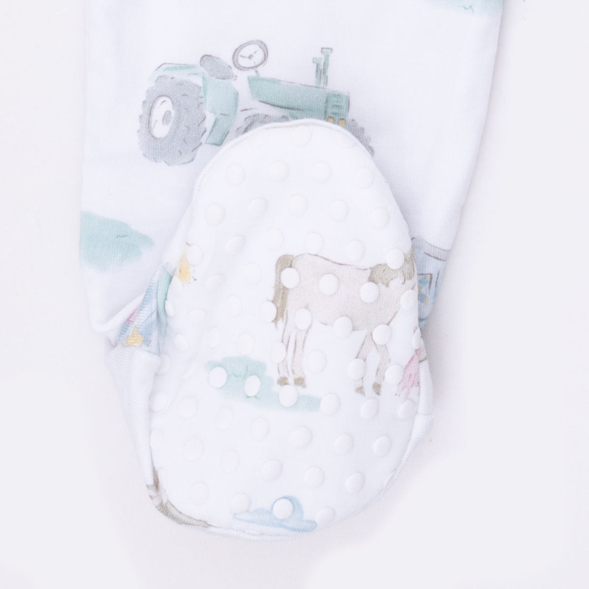 Farm Animal Party - 2 Way Zipper Footie