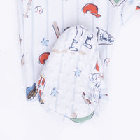 Home Run Baseball - 2 Way Zipper Footie & Swaddle