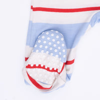 Preppy Rugby - 2 Way Zipper Footie