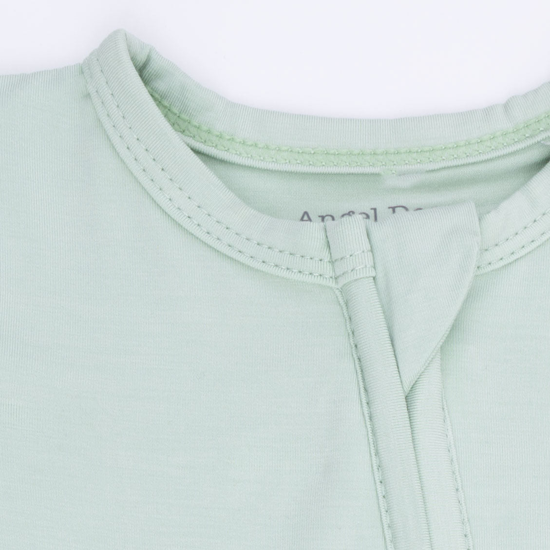 Solid Cameo Green - 2 Way Zipper Footie
