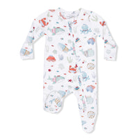 Sailor Sea Creatures - 2 Way Zipper Footie