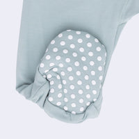 Solid Jadeite - 2 Way Zipper Footie