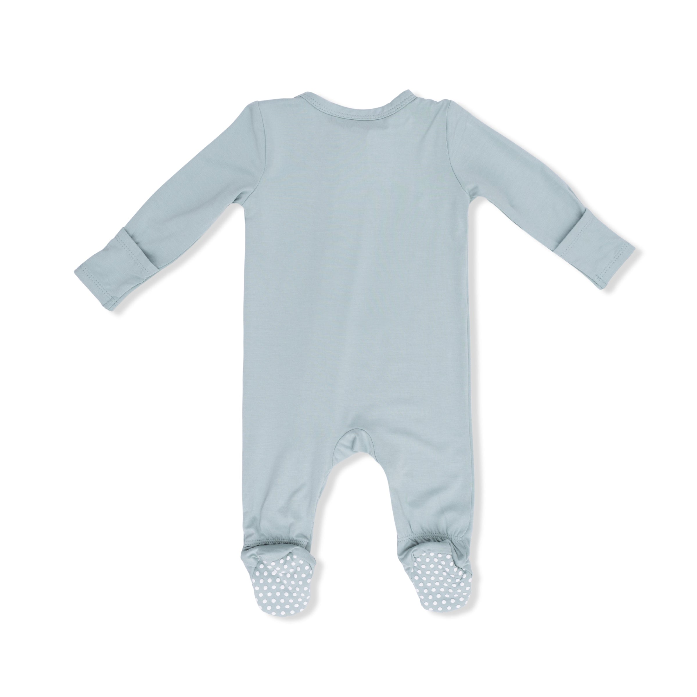 Solid Jadeite - 2 Way Zipper Footie