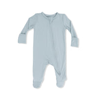 Solid Jadeite - 2 Way Zipper Footie