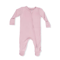 Solid Peachskin - 2 Way Zipper Footie