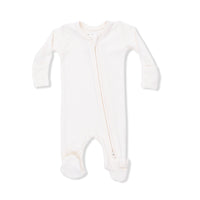 Solid Sugar Swizzle - 2 Way Zipper Footie