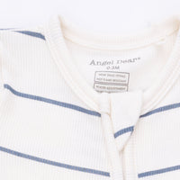 Vintage Stripe - 2 Way Zipper Footie
