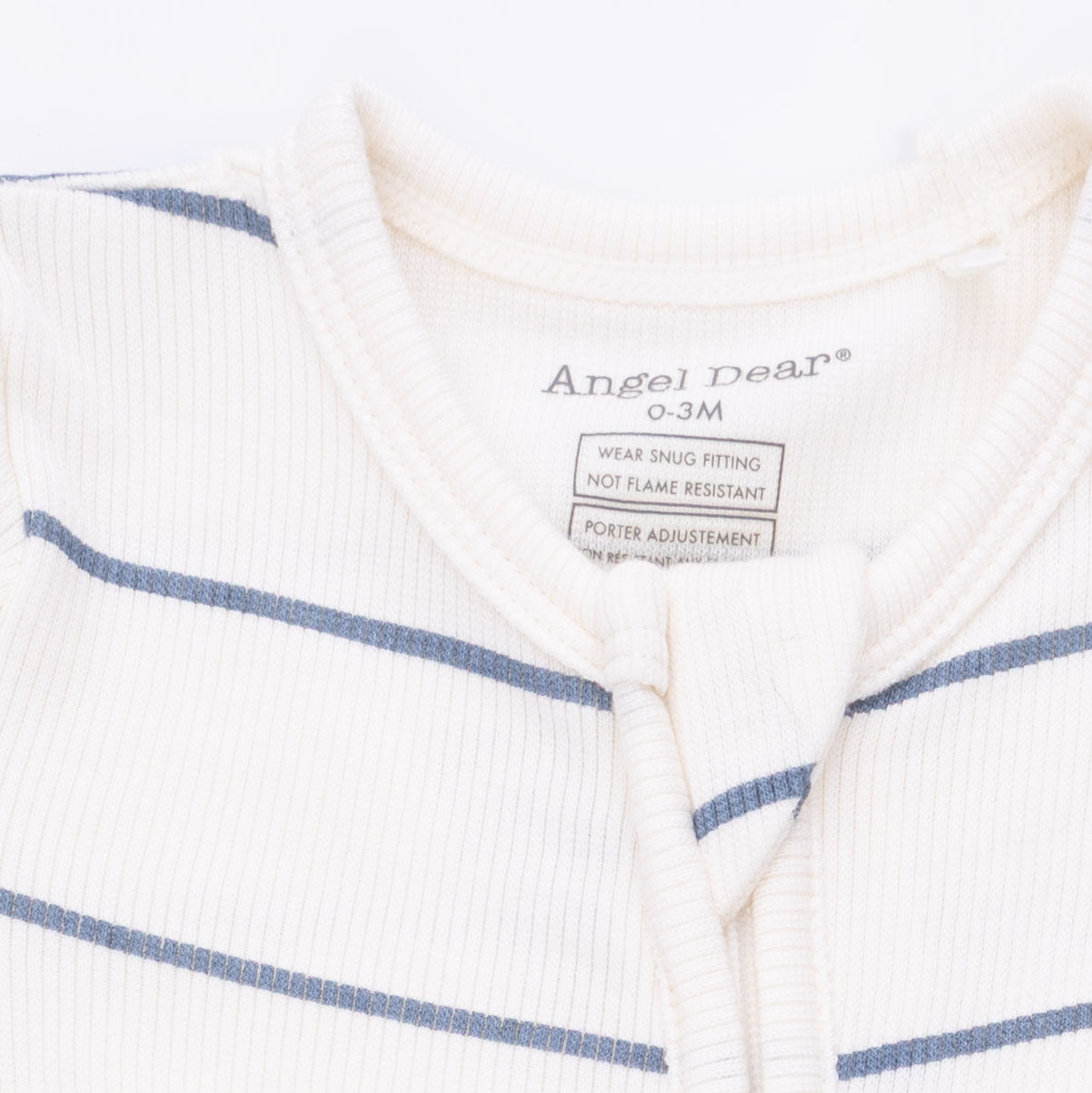 Vintage Stripe - 2 Way Zipper Footie