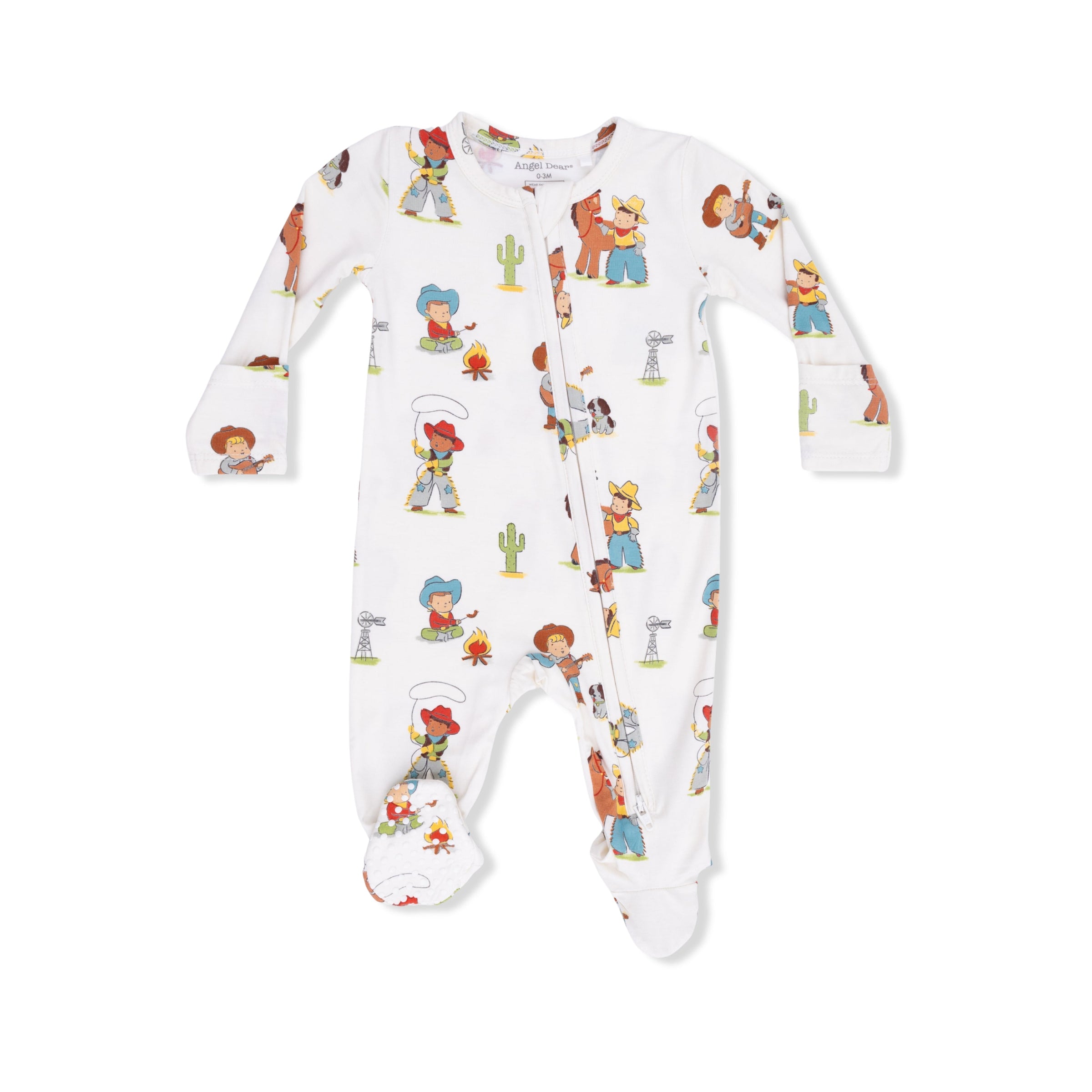 Vintage Cowboys - 2 Way Zipper Footie