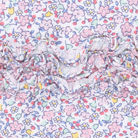 Elizabeth's Garden - 2 Way Ruffle Back Zipper Footie