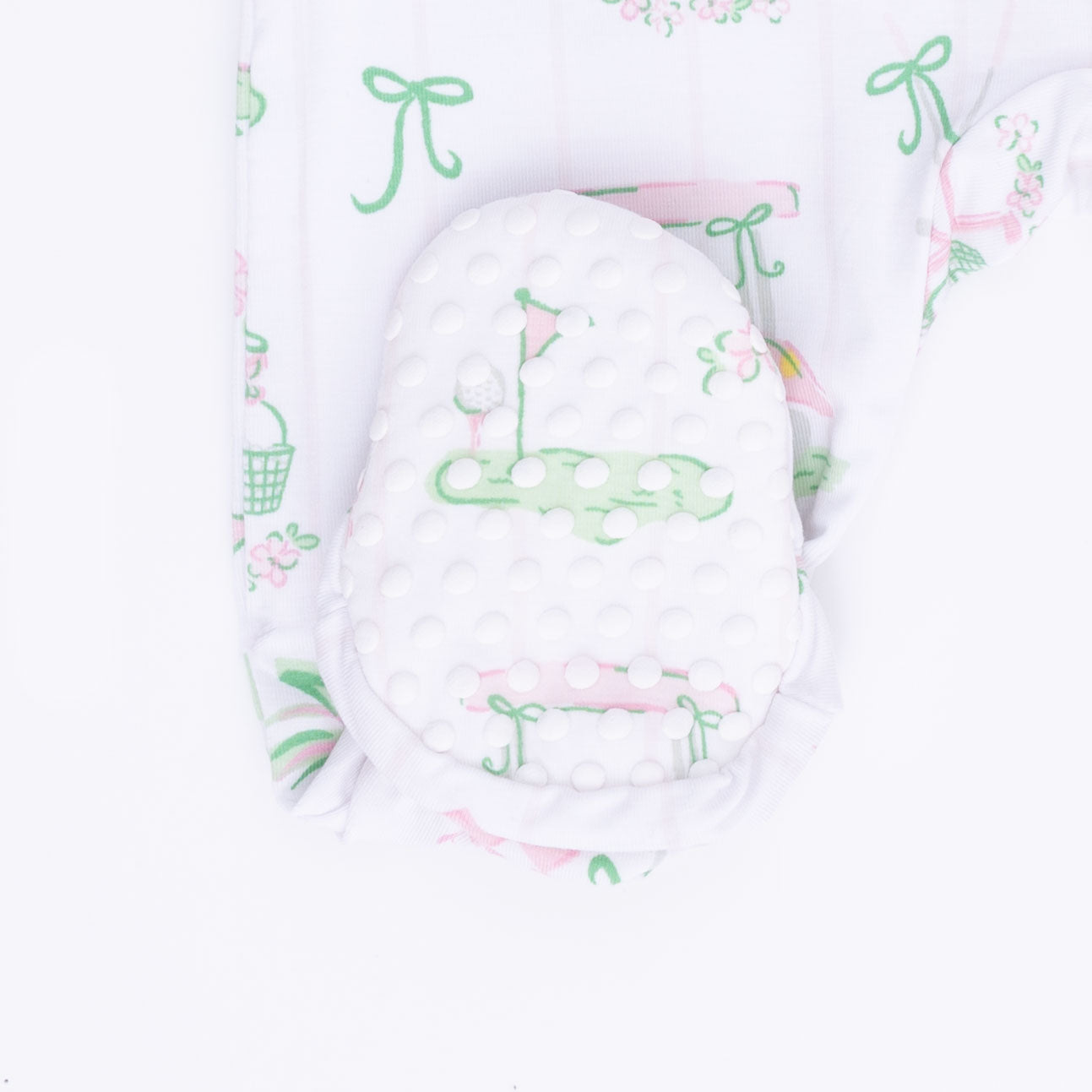 Pretty Golf - 2 Way Ruffle Back Zipper Footie