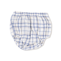 Blue Plaid - Long Sleeve Dress and Bloomer (2T to 4T Dress Only)