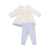 Western Sunflower - Dress with Legging Set