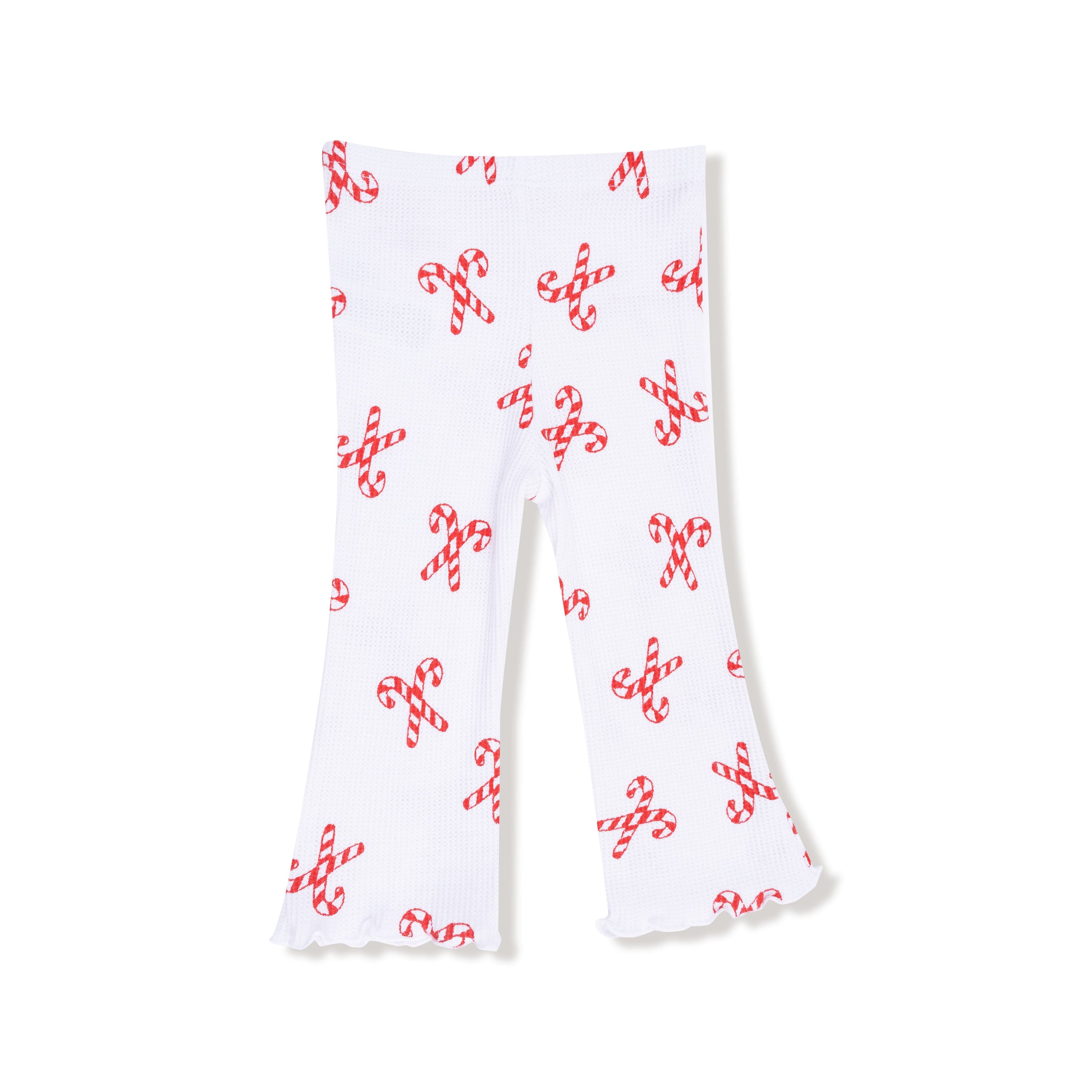 Candy Canes - Puffy Long Sleeve Oversized Sweatshirt + Flared Pant