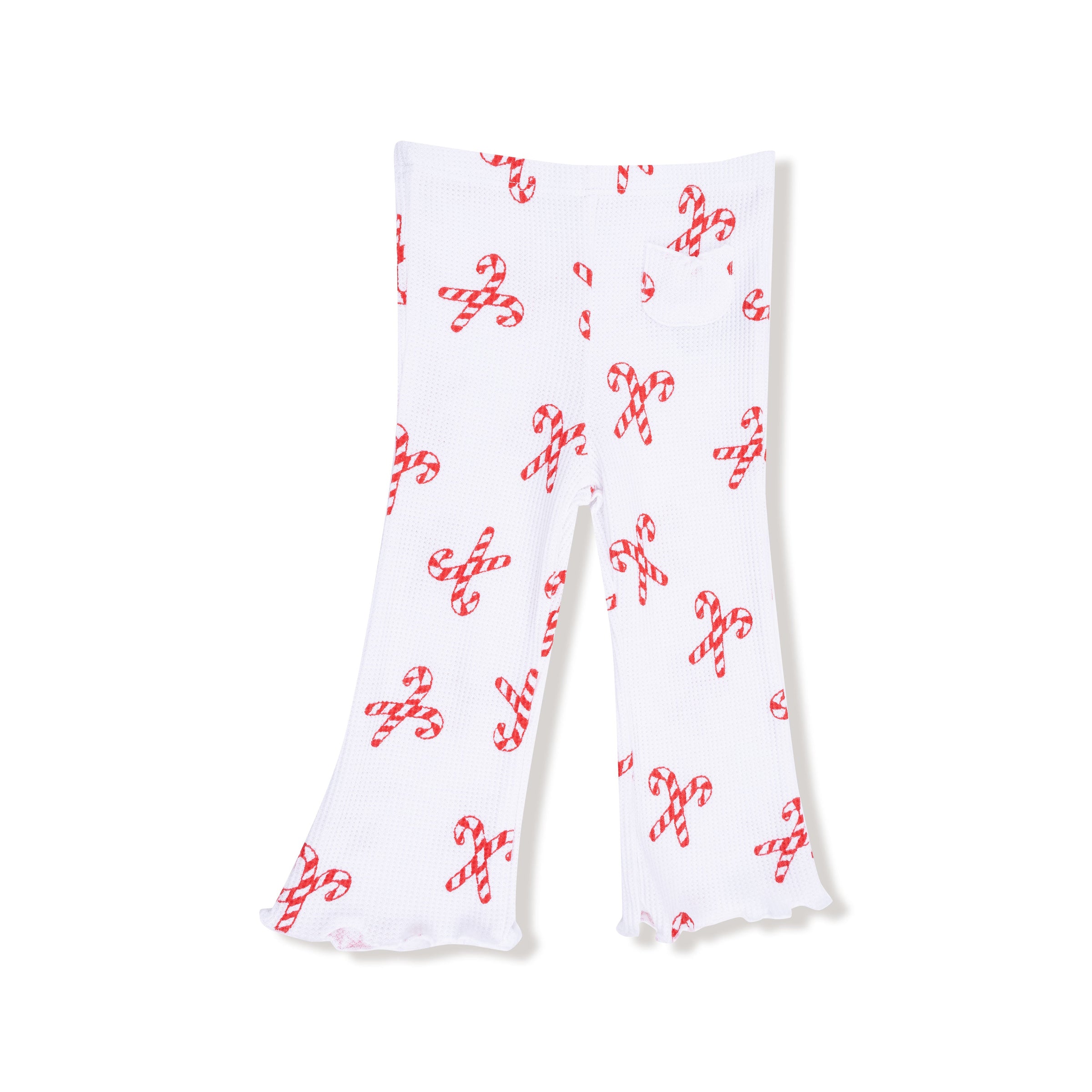 Candy Canes - Puffy Long Sleeve Oversized Sweatshirt + Flared Pant