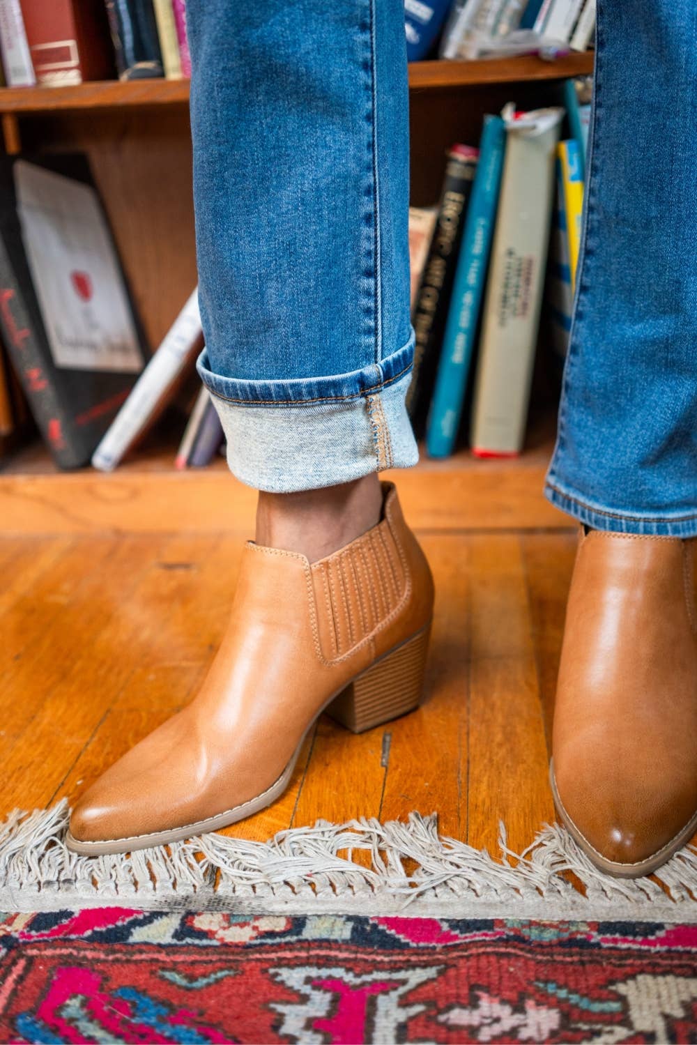 Shiloh - Vintage Wash Thermal Straight Jeans