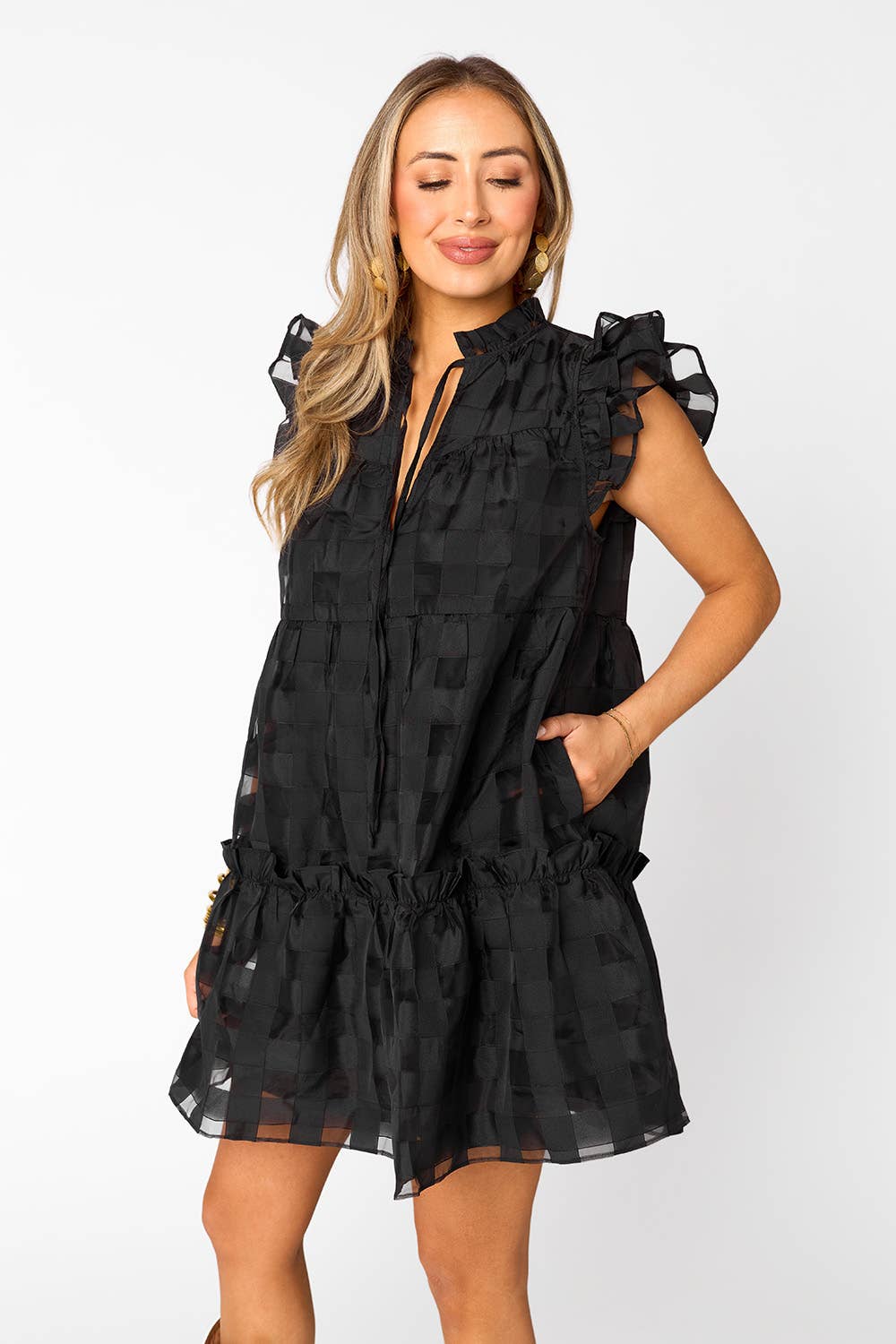 Aubrey Black Mini Dress Aubrey Black Mini Dress