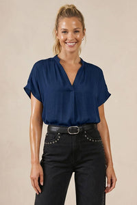 Drop Shoulder Regular Blouse - SS