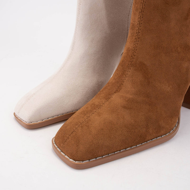 CCOCCI MINI PACK |  SQUARE-TOE SLIM-FIT ANKLE BOOTS