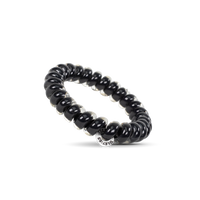 Spiral Hair Coils | Large | Jet Blac Hair Ties