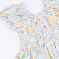 Georgia Floral - Smocked Twirly Dress and Bloomer