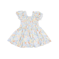 Georgia Floral - Smocked Twirly Dress and Bloomer