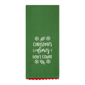 Christmas Baking Embellished Tea Towels