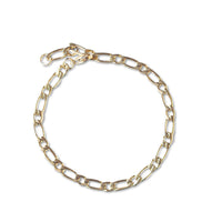 Gold Chain Bracelet - Figaro, Gilded Collection