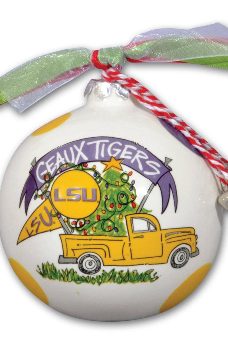 LSU Truck Ornament