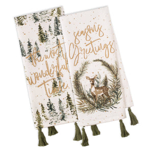 Wonderland Forest Embellished Tea Towel