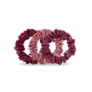 Silk Hair Scrunchie | Small | Burgundy Bliss