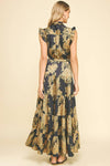 Roxanne - Floral Print Tiered Maxi Dress
