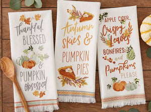 Autumn Afternoon Printed Tea Towels